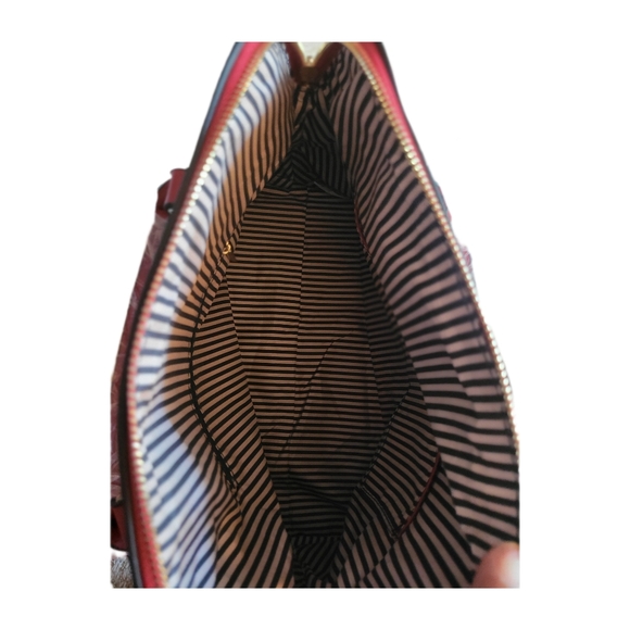 Boutique 3Pcs Handbags Set (NEW) Purse Crossbody & Wallet Vibrant Red - Picture 8 of 8